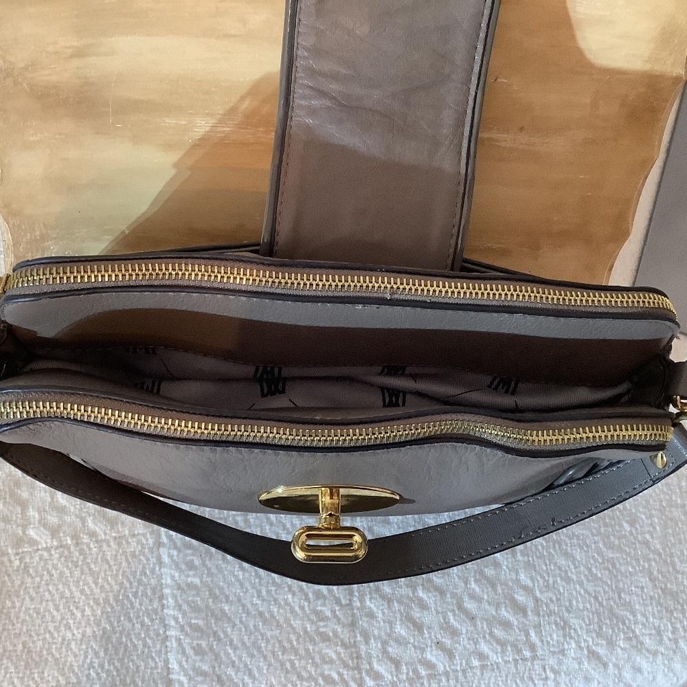 Antonio Melani hand shoulder dark gray purse - Picture 6 of 16